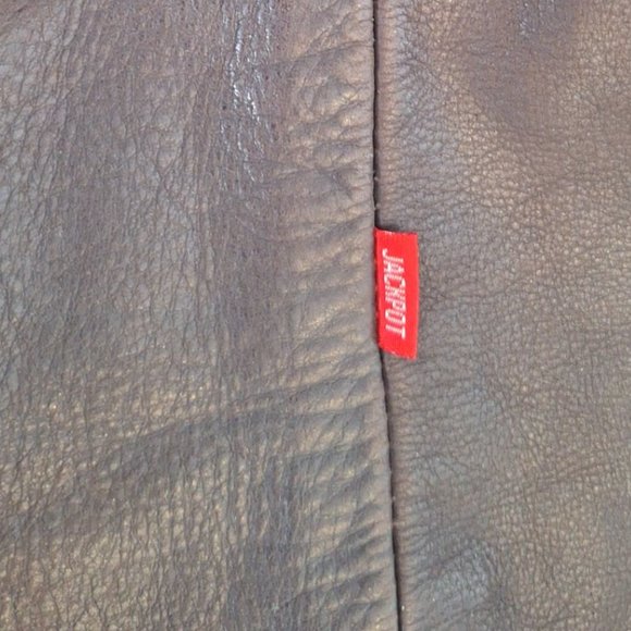 Vintage Jackpot Leather Jacket by Carli Gry Made in Denmark - Picture 3 of 14